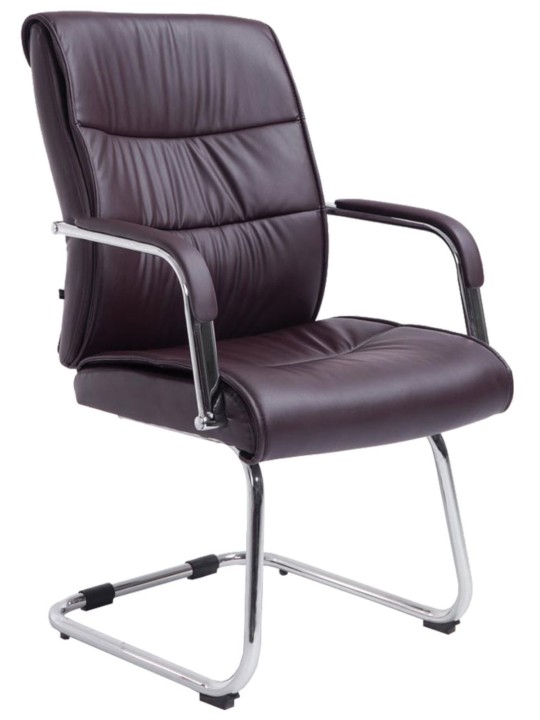 Set van 2 bezoekersstoelen Sievert, bruin Set van 2 bezoekersstoelen Sievert, bruin