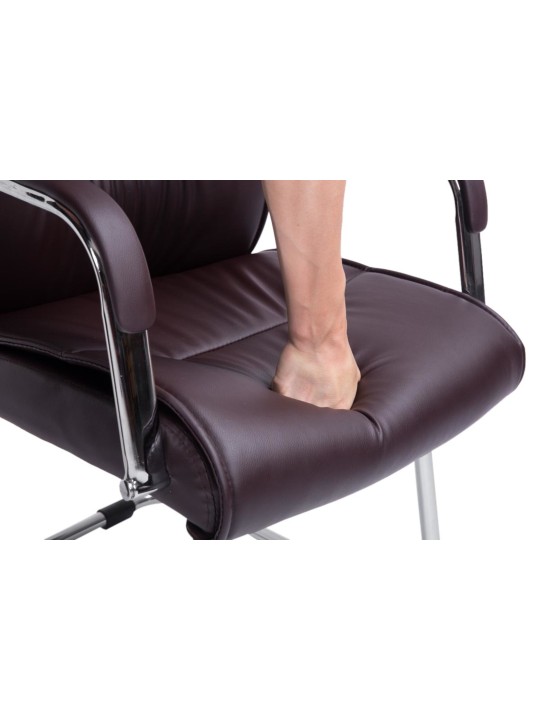 Set van 2 bezoekersstoelen Sievert, bruin Set van 2 bezoekersstoelen Sievert, bruin