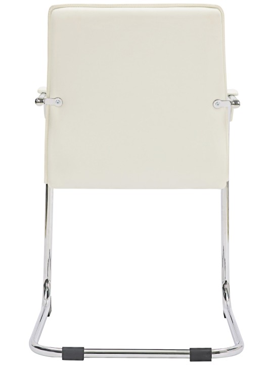 Set van 2 bezoekersstoelen Tira kunstleer, wit Set van 2 bezoekersstoelen Tira kunstleer, wit