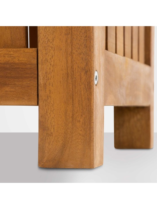 Teakhouten bank Boston, teak