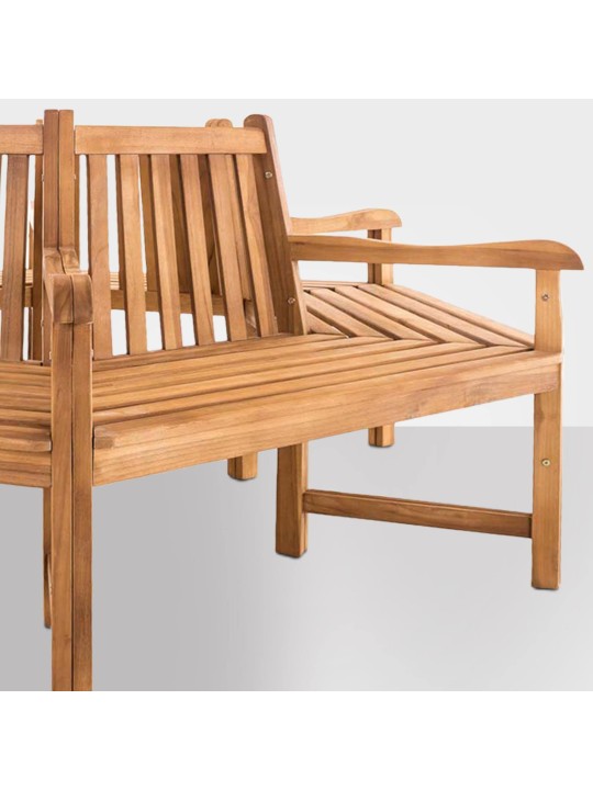 Sonja boombank met armleuningen 200 cm, teak Sonja boombank met armleuningen 200 cm, teak