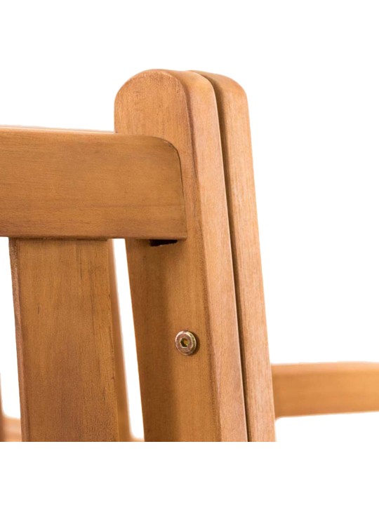 Sonja boombank met armleuningen 250 cm, teak