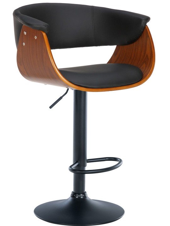 Barkruk Vestaals kunstleer, walnoot/zwart Barkruk Vestaals kunstleer, walnoot/zwart