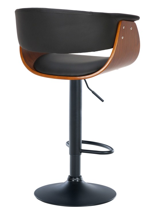 Barkruk Vestaals kunstleer, walnoot/zwart Barkruk Vestaals kunstleer, walnoot/zwart