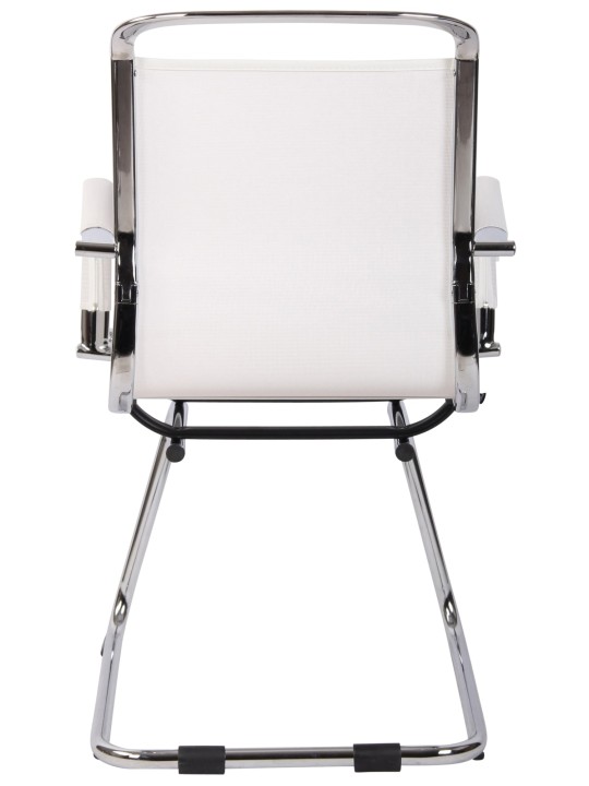 Bezoekersstoel Barnet Mesh, wit