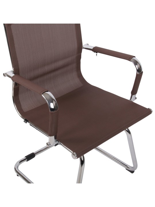 Bezoekersstoel Barnet Mesh, bruin Bezoekersstoel Barnet Mesh, bruin