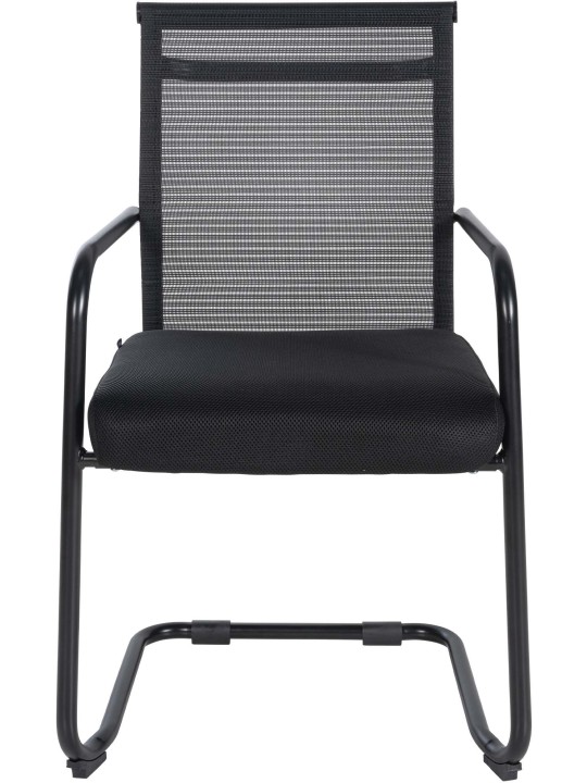 Bezoekersstoel Denny, zwart Bezoekersstoel Denny, zwart