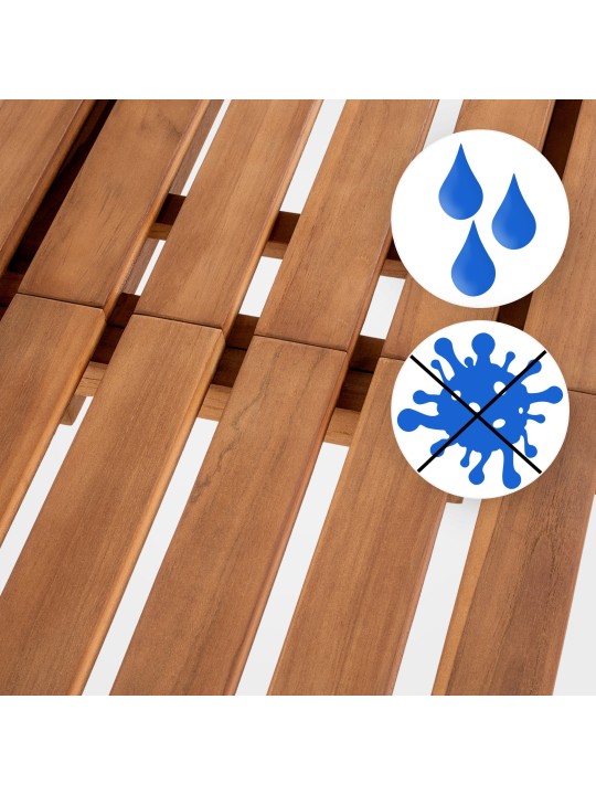 Teakhouten bank Orlando 150 cm, teak Teakhouten bank Orlando 150 cm, teak