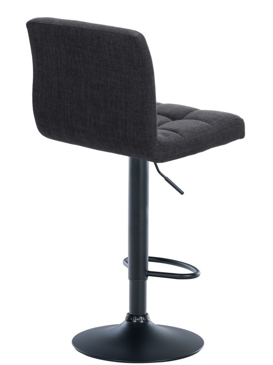 Barkruk Calma stof, donkergrijs