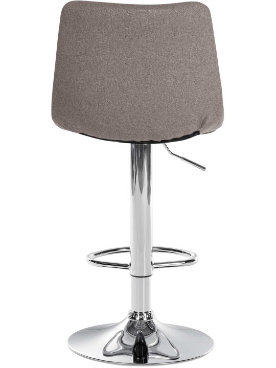 Barkruk Jerry stof chroom, grijs Barkruk Jerry stof chroom, grijs