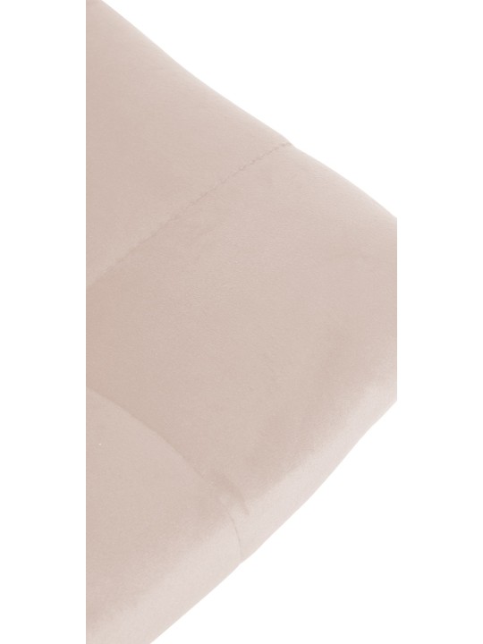 Barkruk Jerry Fluweel Chroom, beige Barkruk Jerry Fluweel Chroom, beige