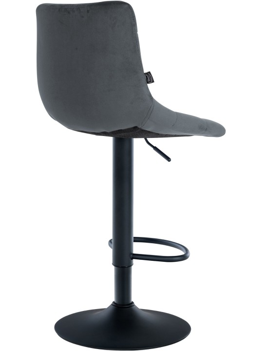 Barkruk Jerry fluweel, donkergrijs Barkruk Jerry fluweel, donkergrijs