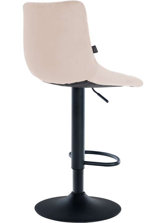 Barkruk Jerry fluweel, beige