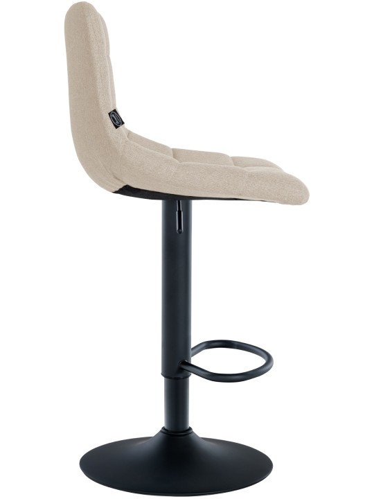 Barkruk Jerry stof, crème