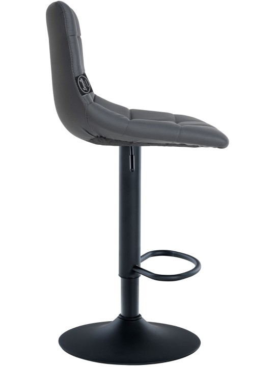 Barkruk Jerry kunstleer, grijs