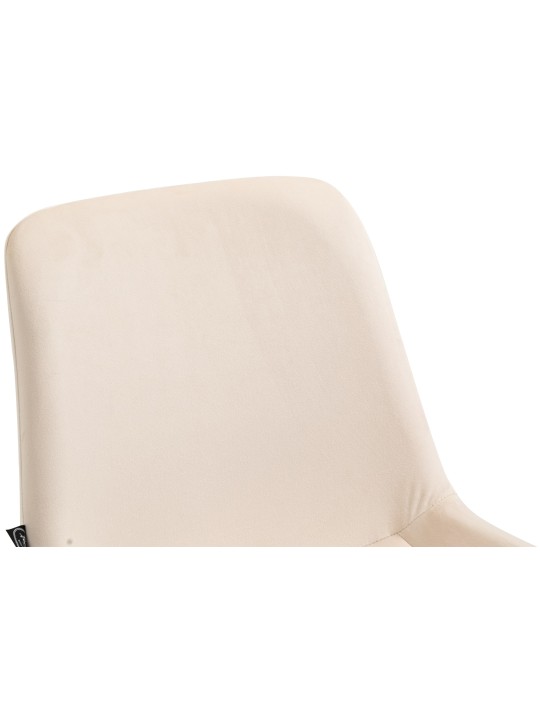 Set van 4 eetkamerstoelen Victoria fluweel, crème Set van 4 eetkamerstoelen Victoria fluweel, crème