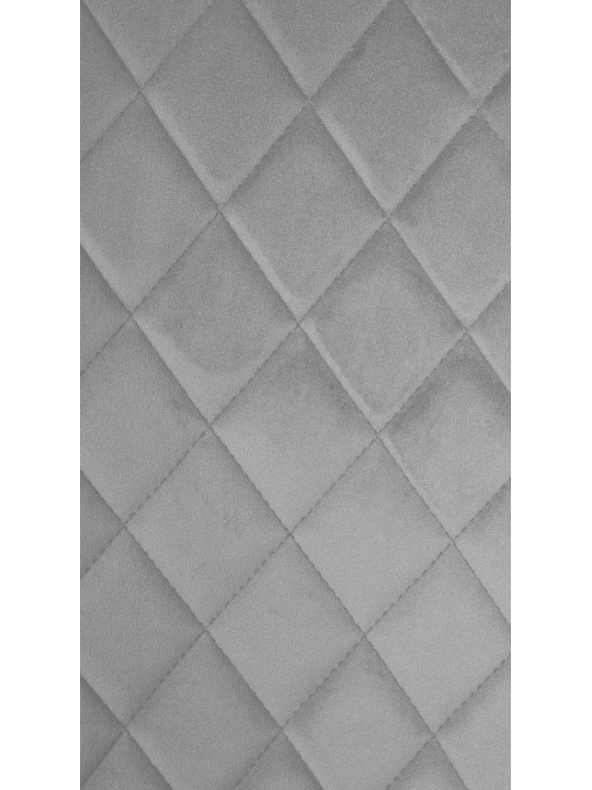 Stoel Telde fluweel, grijs