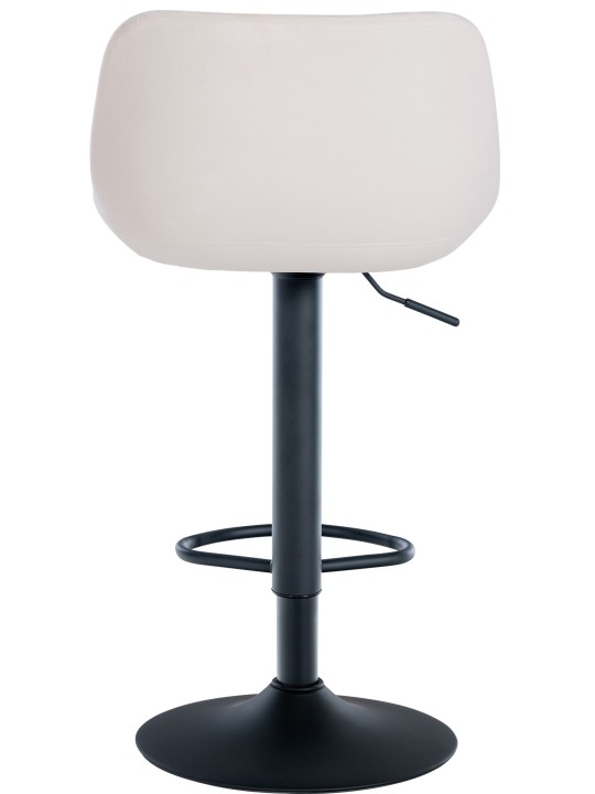 Barkruk Loft fluweel, crème