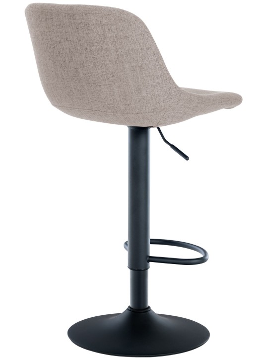 Barkruk loft stof, taupe