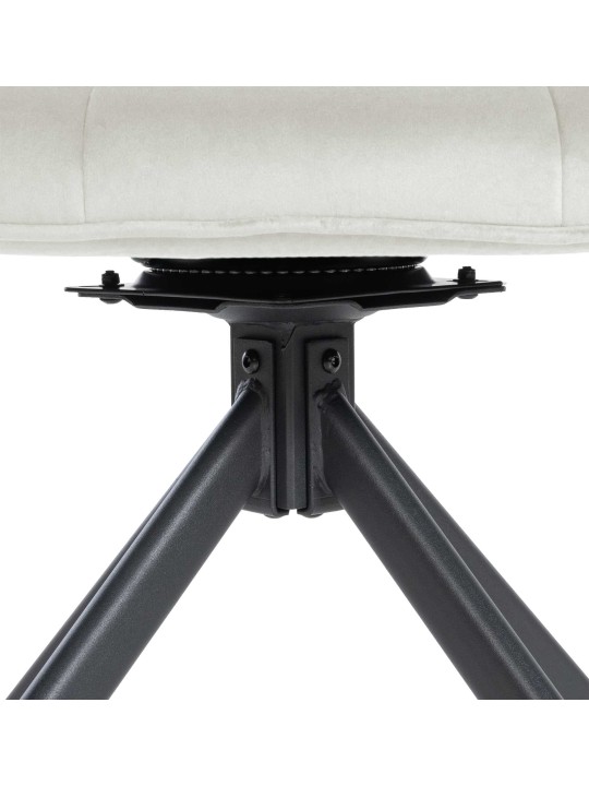 Stoel Westport Fluweel, crème Stoel Westport Fluweel, crème