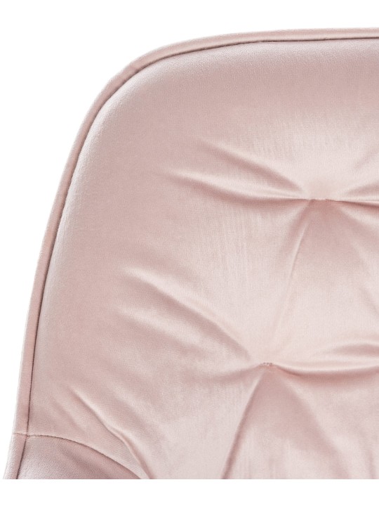 Barkruk Gibson 76 fluweel, roze