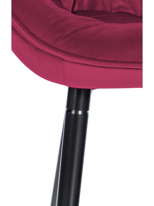 Barkruk Gibson 76 fluweel, lila