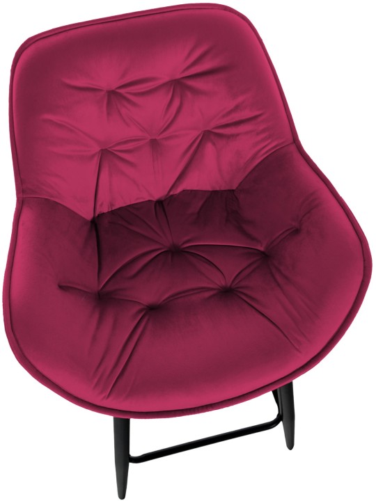 Barkruk Gibson 76 fluweel, lila