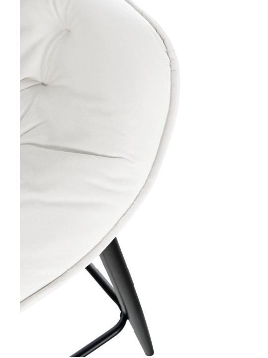 Barkruk Gibson 76 fluweel, crèmewit Barkruk Gibson 76 fluweel, crèmewit