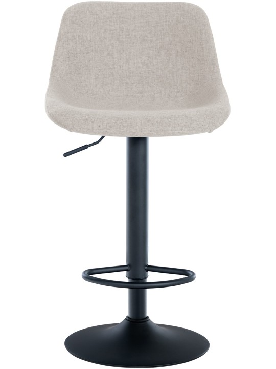 Set van 2 barkrukken loft stof, crème