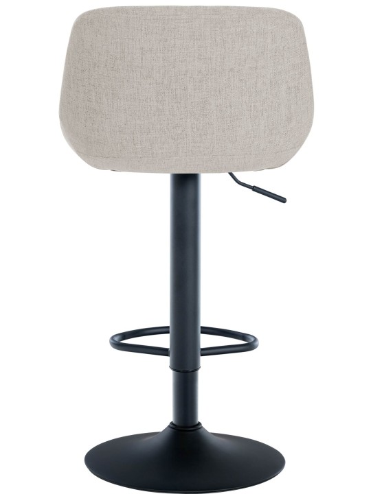 Set van 2 barkrukken loft stof, crème