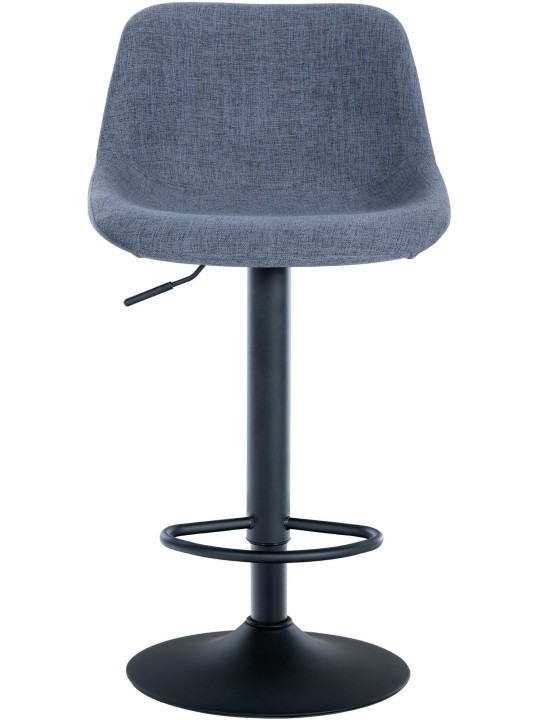 Set van 2 barkrukken loft stof, blauw