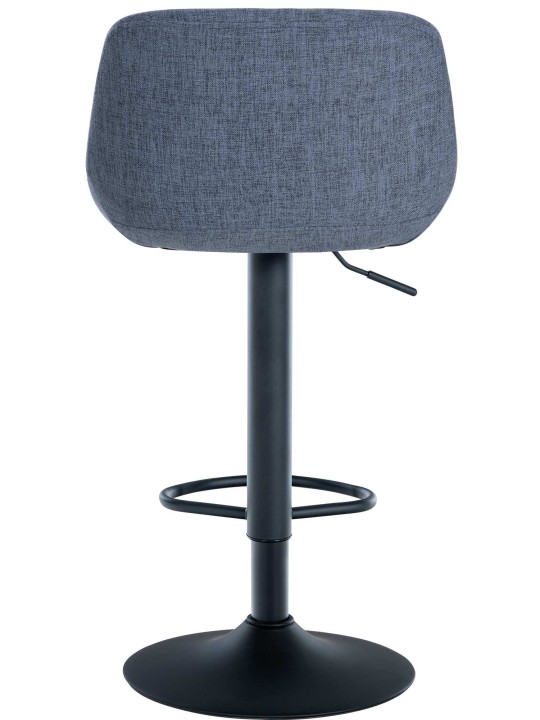 Set van 2 barkrukken loft stof, blauw