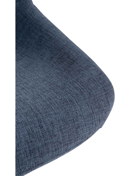 Set van 2 barkrukken loft stof, blauw