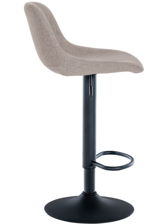Set van 2 barkrukken loft stof, taupe