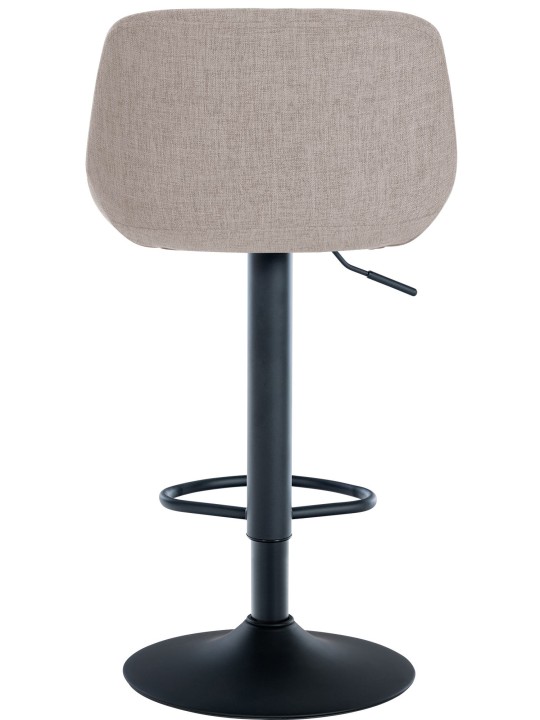 Set van 2 barkrukken loft stof, taupe