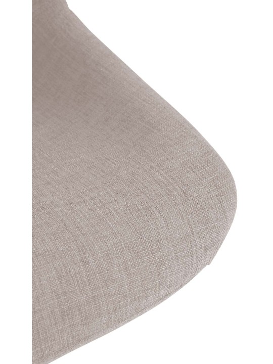 Set van 2 barkrukken loft stof, taupe