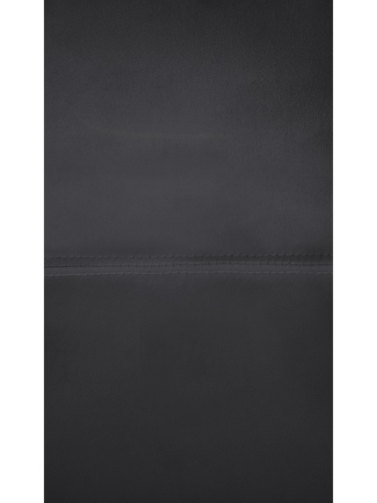 Set van 2 barkrukken loft fluweel, zwart