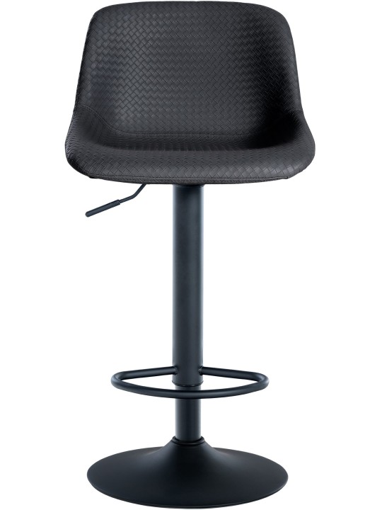 Set van 2 barkrukken Loft kunstleer, zwart