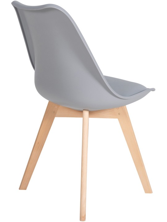 Set van 6 Ramsey eetkamerstoelen, grijs