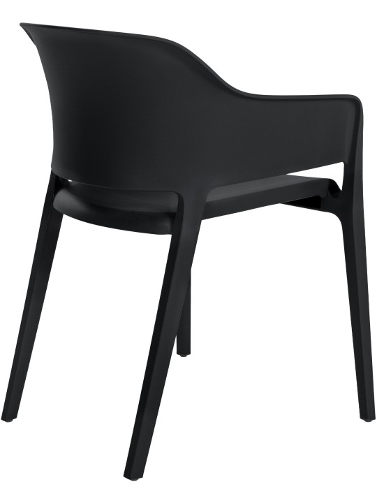 Stapelstoel Puebla, zwart
