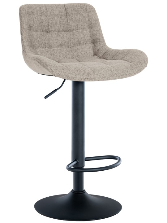 Barkruk Tover stof, taupe