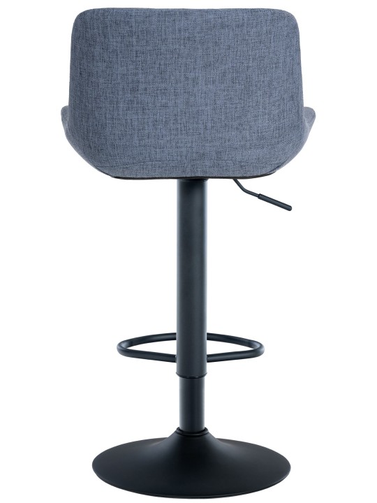 Barkruk Tover stof, blauw