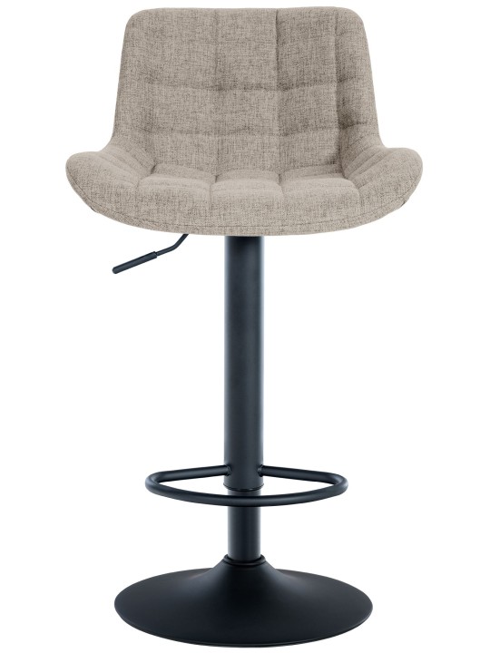 Set van 2 barkrukken Tover stof, taupe