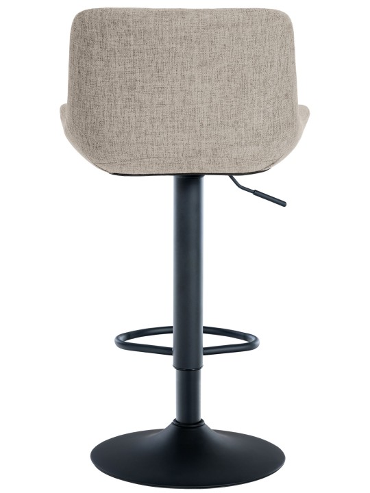 Set van 2 barkrukken Tover stof, taupe