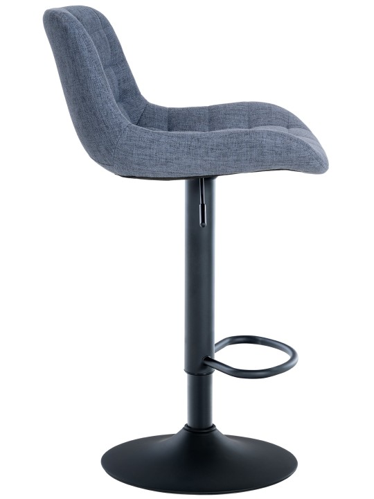 Set van 2 barkrukken Tover stof, blauw