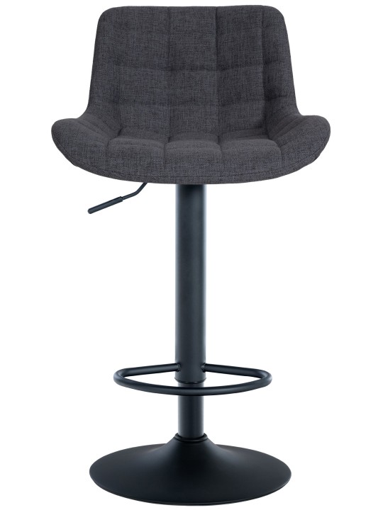 Set van 2 barkrukken Tover stof, zwart Set van 2 barkrukken Tover stof, zwart