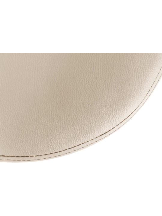 Barkruk Ponte kunstleer chroom, crème Barkruk Ponte kunstleer chroom, crème