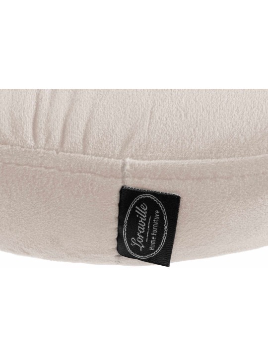 Barkruk Ponte fluweel chroom, crème