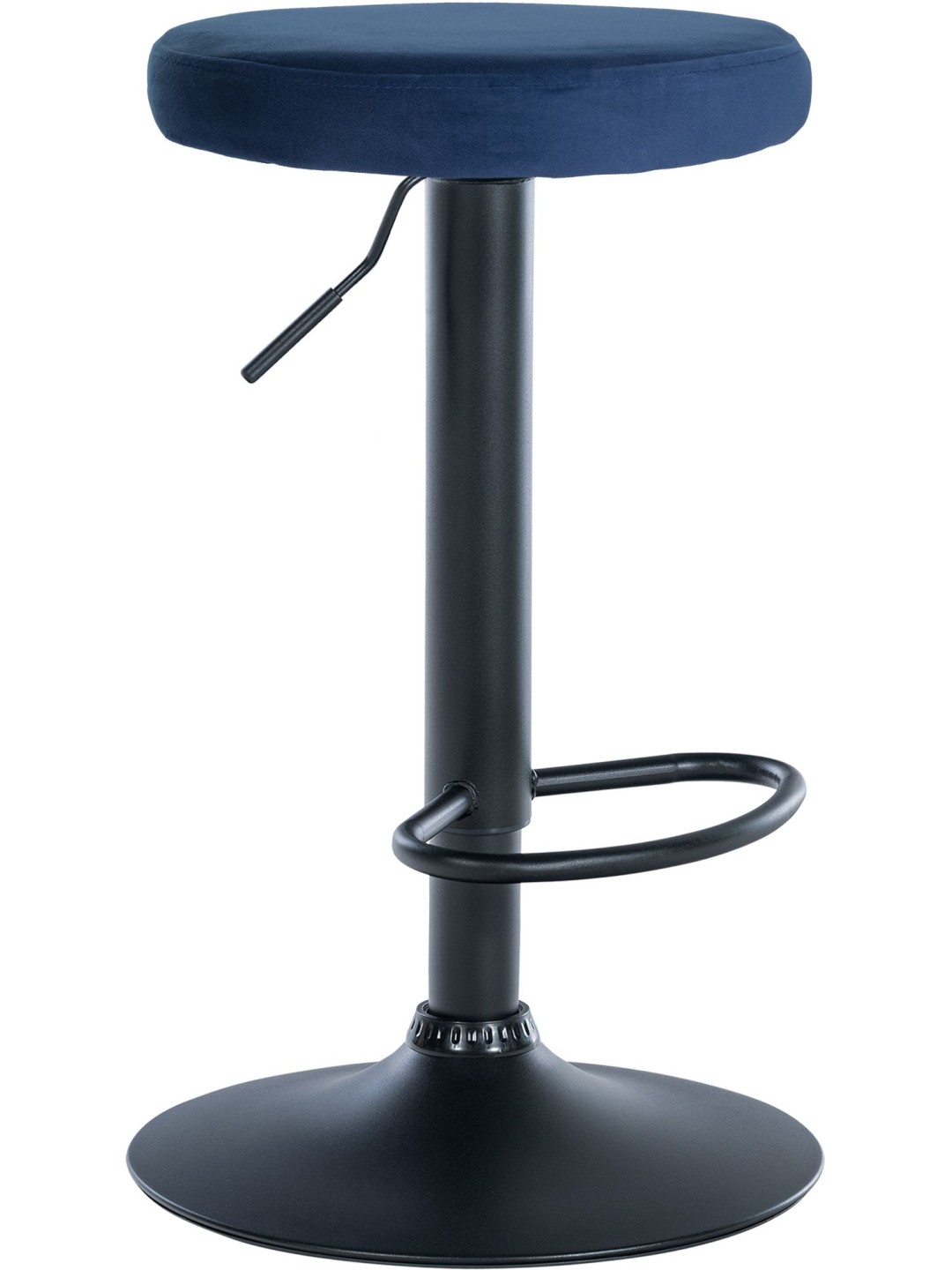 Barkruk Ponte fluweel, blauw