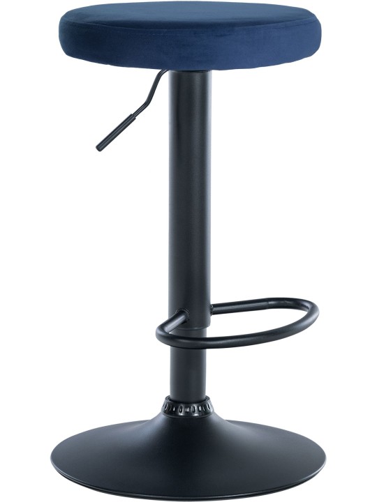 Barkruk Ponte fluweel, blauw